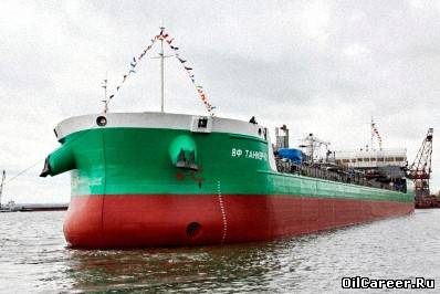В Херсоне спустили на воду первый мальтийский танкер
